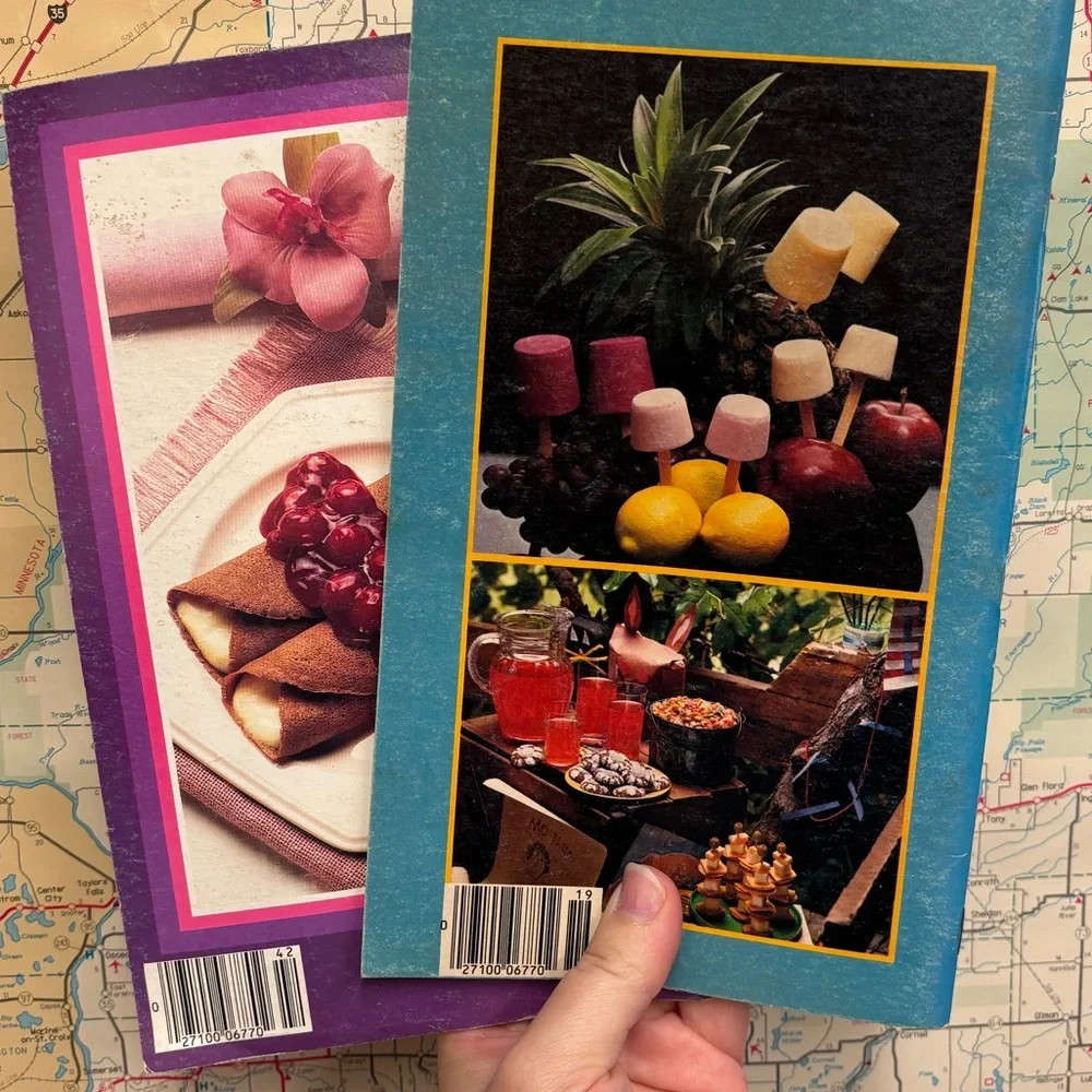 (2) 1980's Pillsbury cookbook magazines